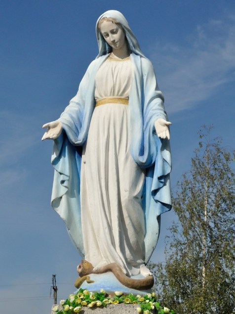 228. Cyprianka. Figura Maryjna z 1946 r..JPG